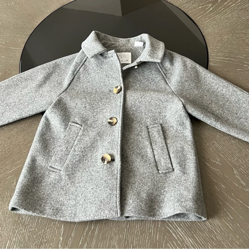 Zara Kids‎ Gray Pea Coat